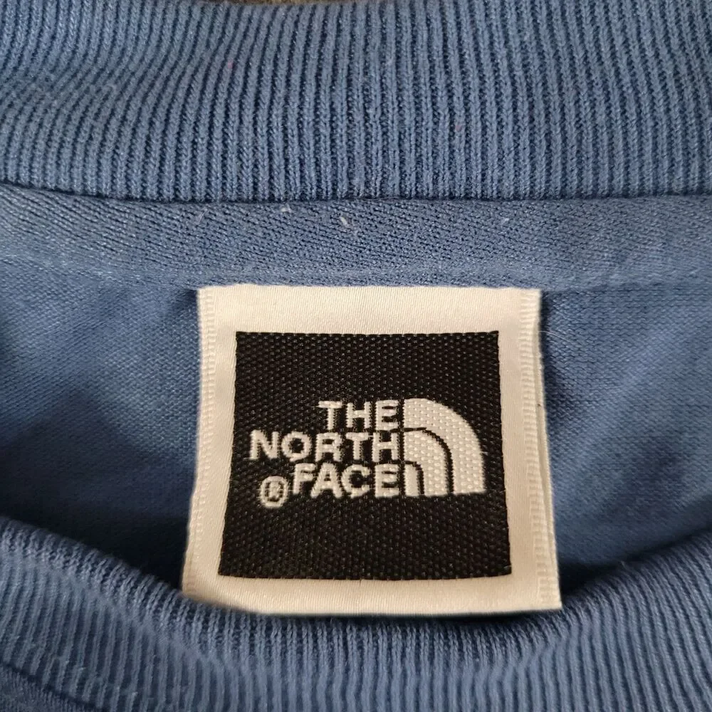 The North Face Shirt Adult Large Blue Short Sleeve Vaporwick